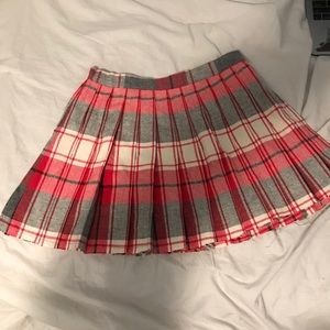 Urban Renewal Plaid Mini Skirt